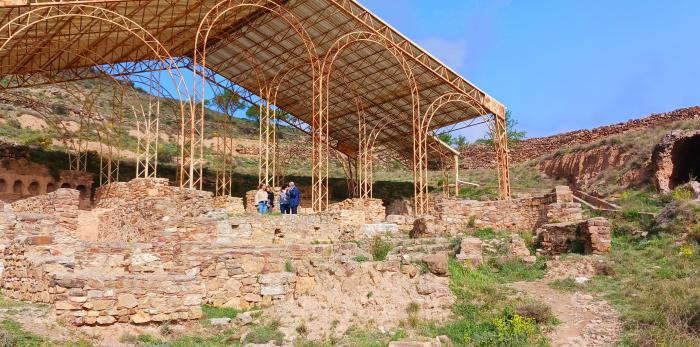 La directora general de Patrimonio Cultural, Gloria Pérez, ha visitado este jueves Calatayud.