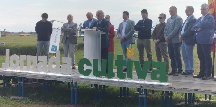 Javier Rincón durante la Jornada Cultiva Alcañiz 2025