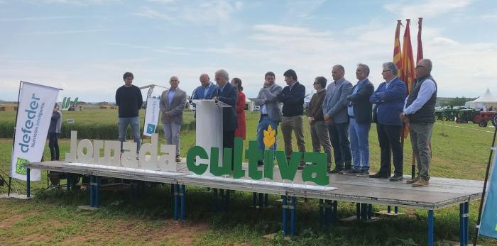 Javier Rincón durante la Jornada Cultiva Alcañiz 2025