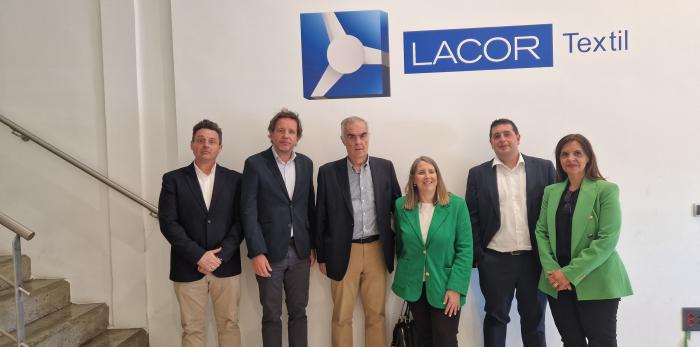 Imagen de la visita a Lacor Textil