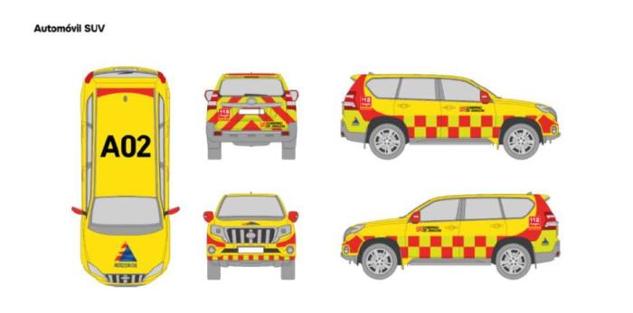 Nueva imagen corporativa para los vehículos de emergencias