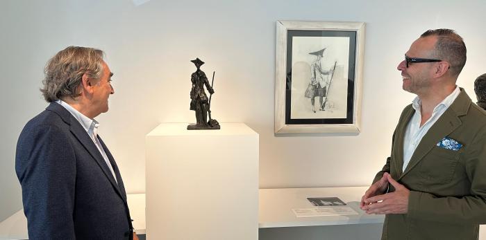 Presentación de la exposición ‘Serrano ante Goya. Entretenimientos en el Prado’.