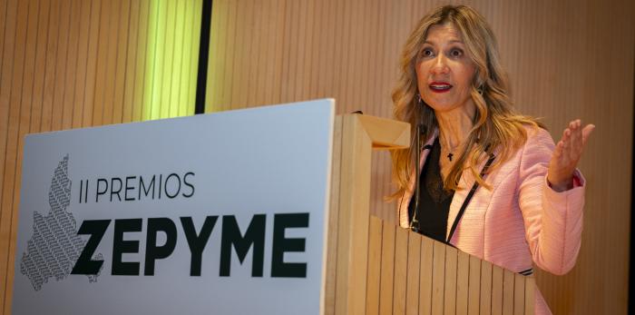 La vicepresidenta, Mar Vaquero, ha participado en la entrega de los premios Zepyme