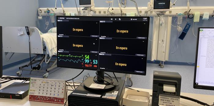 Central de monitorización para la reanimación post-anestésica del Hospital Nuestra Señora de Gracia.