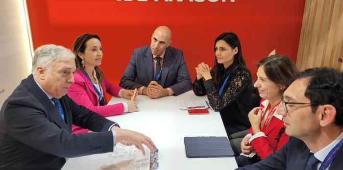 Octavio López encabeza la delegación aragonesa en Munich, en Transport Logistic 2025.