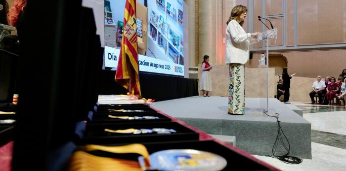 El Día de la Educación se ha celebrado en la Sala de la Corona del Edificio Pignatelli.