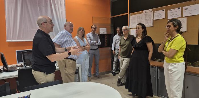 En las instalaciones de la Fundación San Blas en el Paseo Echegaray atienden cada día a decenas de personas