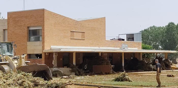 Destrozos en Azuara por la tormenta