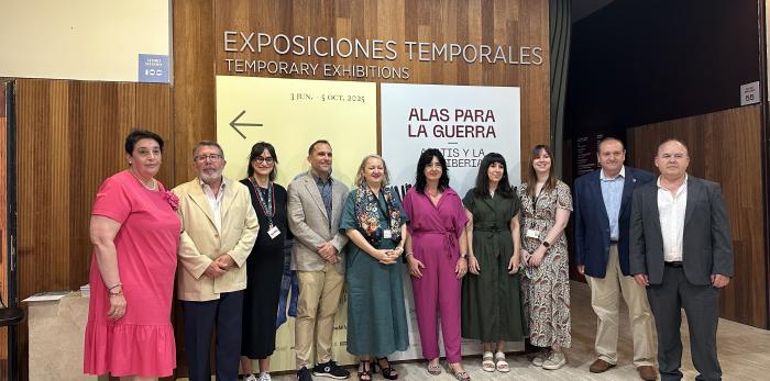 Inauguración de la exposición 'Alas para la guerra. Aratis y la Celtibéria', en el Museo Arqueológico Nacional.