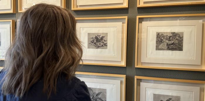 Inauguración de la exposición ‘Goya, testigo del horror: Los Desastres de la Guerra’ en el Archivo Histórico Provincial de Teruel.