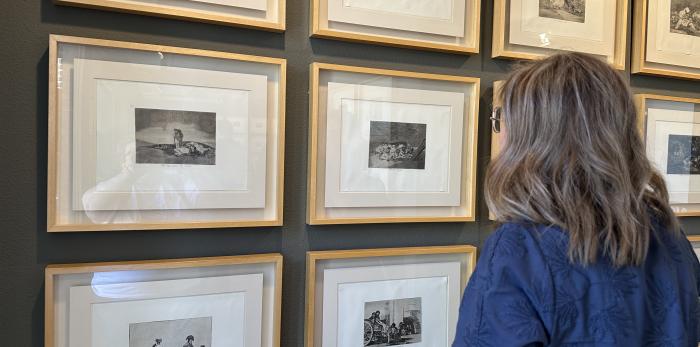 Inauguración de la exposición ‘Goya, testigo del horror: Los Desastres de la Guerra’ en el Archivo Histórico Provincial de Teruel.