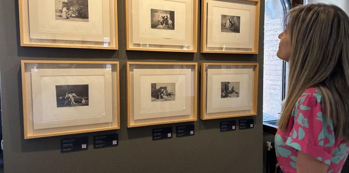 Inauguración de la exposición ‘Goya, testigo del horror: Los Desastres de la Guerra’ en el Archivo Histórico Provincial de Teruel.