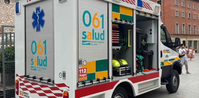 Taller de primeros auxilios del 061 en Teruel.