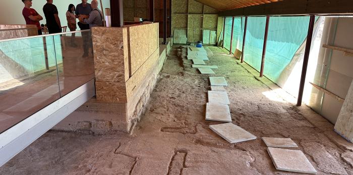 Visita este martes al yacimiento romano de La Malena, en Azuara.