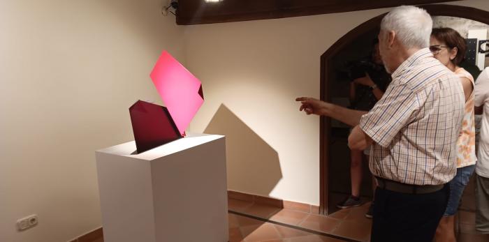 Inauguración de la exposición de Fernando Navarro en el Museo Juan Cabré de Calaceite.