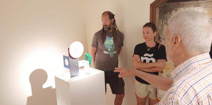 Inauguración de la exposición de Fernando Navarro en el Museo Juan Cabré de Calaceite.