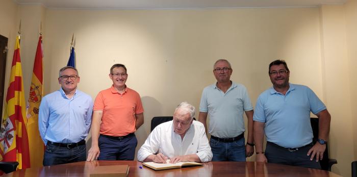 Visita del consejero Octavio López a las obras A-226.