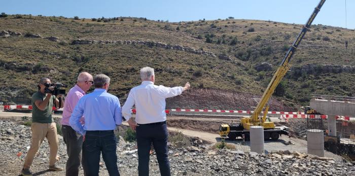Visita del consejero Octavio López a las obras A-226.