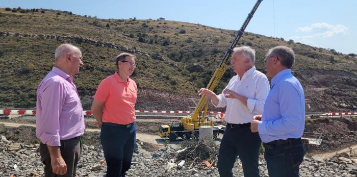 Visita del consejero Octavio López a las obras A-226.