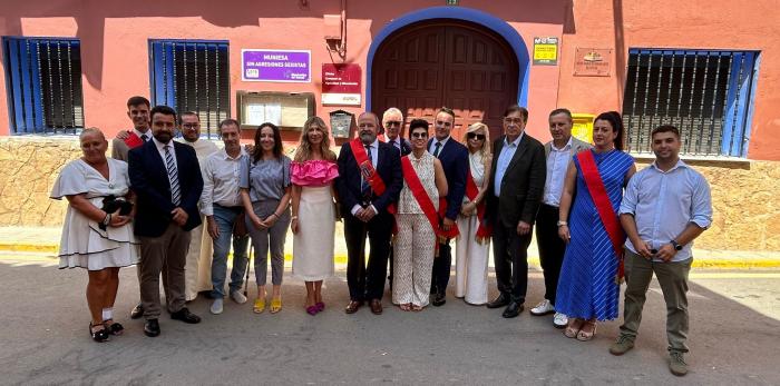 La vicepresidenta del Gobierno de Aragón ha asistido a las fiestas de San Lorenzo de Muniesa