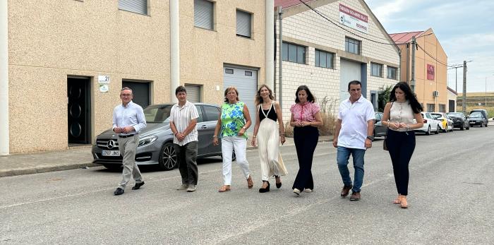 La vicepresidenta del Gobierno de Aragón ha visitado este miércoles Cella
