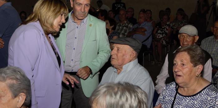 La consejera Tomasa Hernández ha participado este domingo en el acto 'Memoria y Paz' en Belchite.