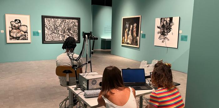 Participantes del estudio que están llevando a cabo investigadores de la Universidad de Zaragoza en el IAACC Pablo Serrano.