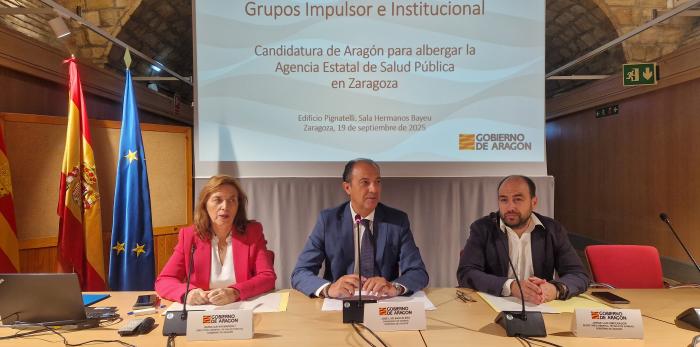 Reunión conjunta de los Grupos Impulsor e Institucional de la candidatura de Zaragoza a ser sede de la Agencia Estatal de Salud Pública