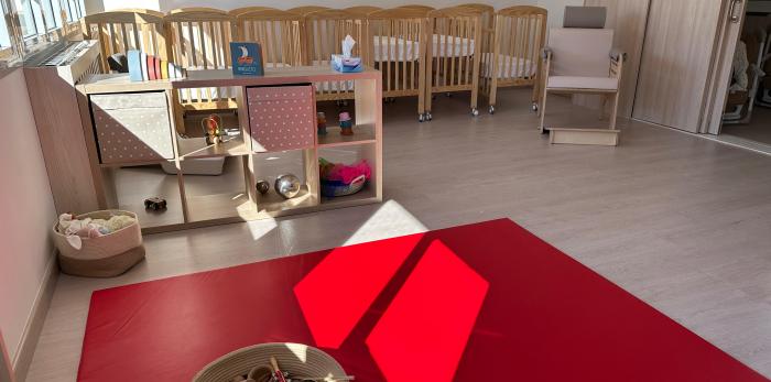 La consejera de Educación ha visitado este martes la Escuela de Educación Infantil Aragón.
