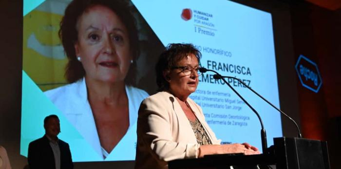 Acto de entrega de los I Premios HumanizAR y CuidAR por Aragón.