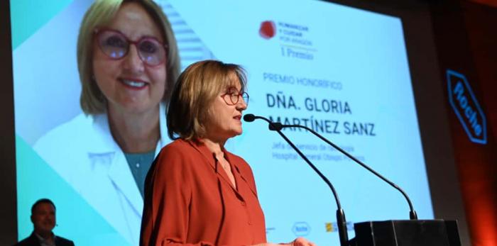 Acto de entrega de los I Premios HumanizAR y CuidAR por Aragón.