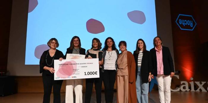Acto de entrega de los I Premios HumanizAR y CuidAR por Aragón.