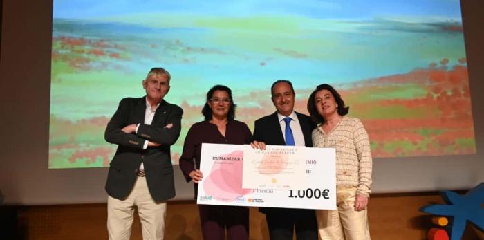 Acto de entrega de los I Premios HumanizAR y CuidAR por Aragón.
