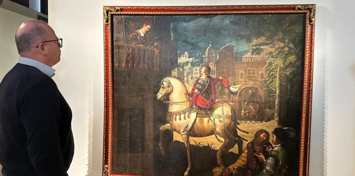 Presentación de la exposición ‘Teatro y pintura. Aragón y el ducado de Villahermosa’
