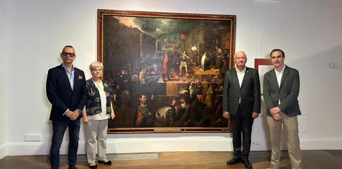 Presentación de la exposición ‘Teatro y pintura. Aragón y el ducado de Villahermosa’