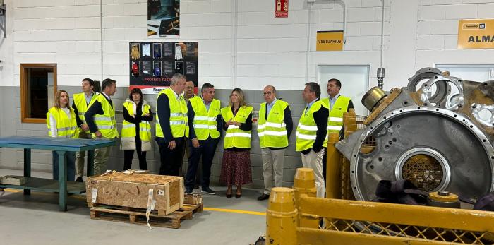 La vicepresidenta ha visitado este jueves las instalaciones de Finanzauto en Zaragoza