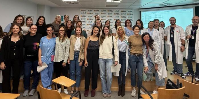 Algunos de los enfermeros especialistas en Geriatría y Pediatría que se incorporan esta semana a las nuevas plazas creadas por el SALUD.