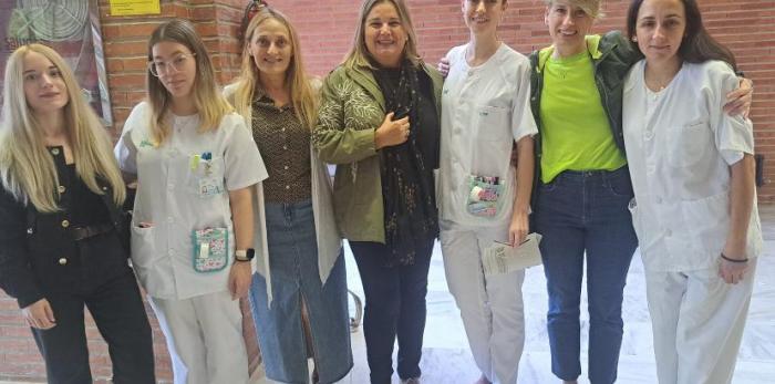 Algunos de los enfermeros especialistas en Geriatría y Pediatría que se incorporan esta semana a las nuevas plazas creadas por el SALUD.