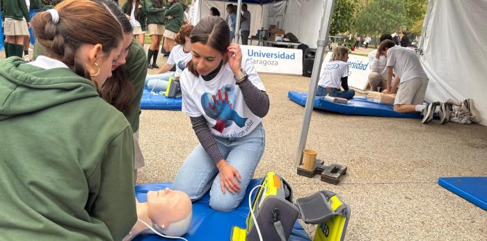 Celebración del Día de la Parada cardiaca en el campus de Zaragoza