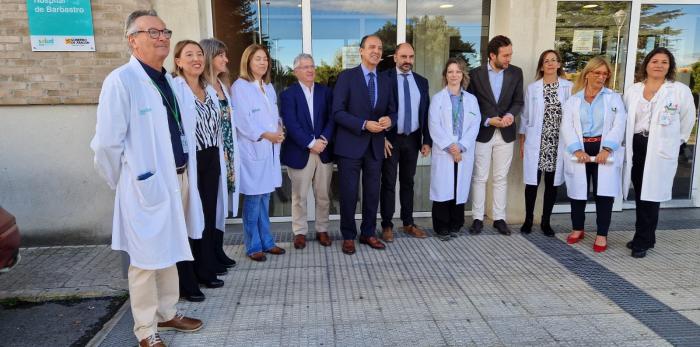 El consejero ha visitado el Hospital de Barbastro