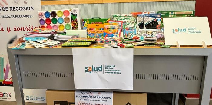 La campaña solidaria 'Lápices y sonrisas' llega un año más a hospitales y centros sanitarios aragoneses