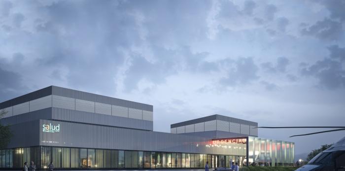 Infografía de la ampliación del servicio de Urgencias en el Hospital Ernest Lluch de Calatayud.