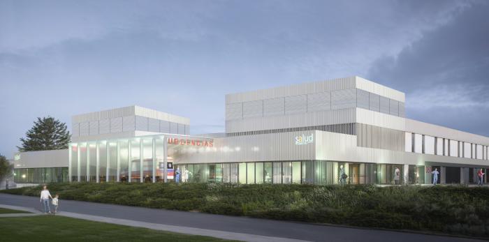 Infografía de la ampliación del servicio de Urgencias en el Hospital Ernest Lluch de Calatayud.