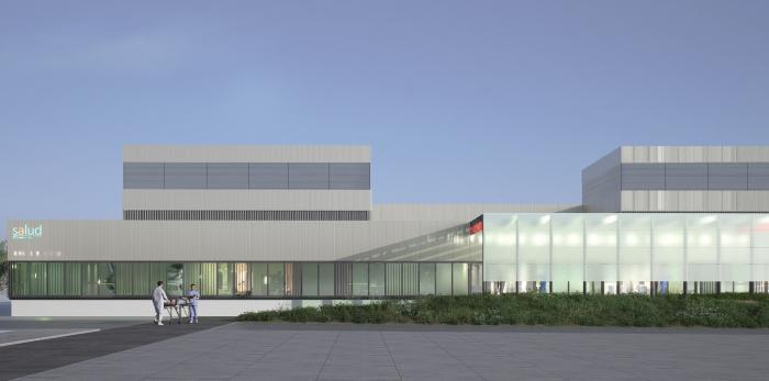 Infografía de la ampliación del servicio de Urgencias en el Hospital Ernest Lluch de Calatayud.