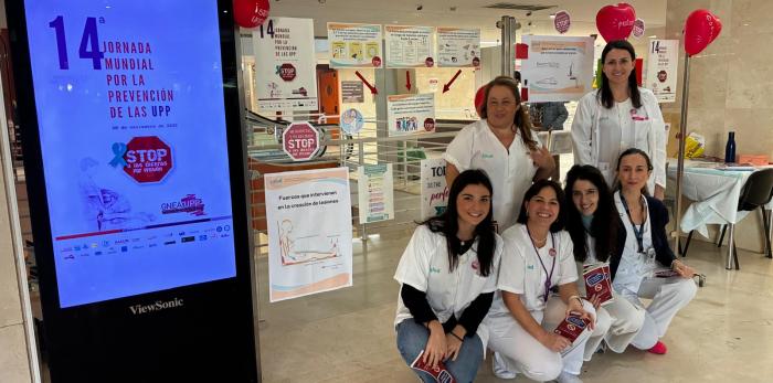 Actividades divulgativas en el Clínico en el Día Mundial de la Prevención de Lesiones por Presión