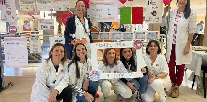 Actividades divulgativas en el Clínico en el Día Mundial de la Prevención de Lesiones por Presión