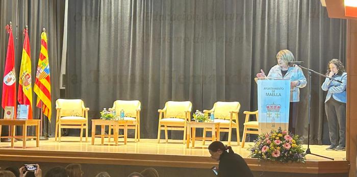La consejera ha participado en Maella en las Jornadas Provinciales de Educación Especial en Red.