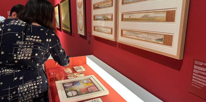 Presentación de la exposición 'Aragón y las artes: 1976-1995'.