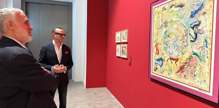 Presentación de la exposición 'Aragón y las artes: 1976-1995'.