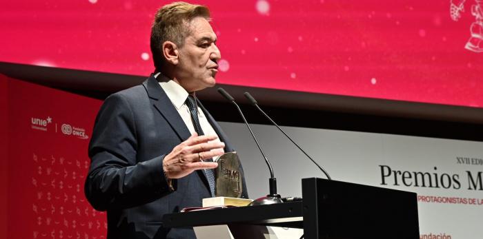 El director general de Planificación, Centros y FP, Luis Mallada, ha recogido esta tarde el premio.